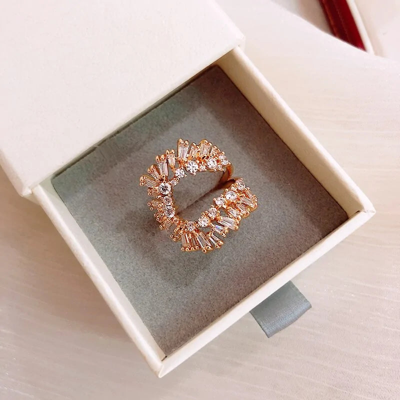 Crystal U-Ring for Women