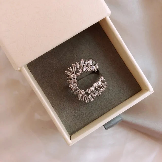 Crystal U-Ring for Women