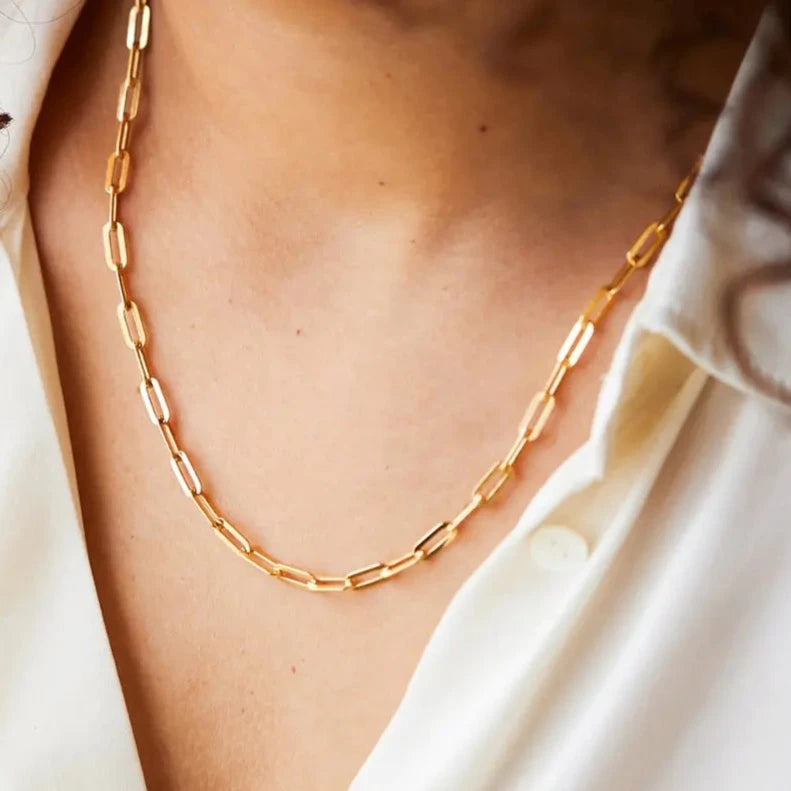 Paperclip Stainless Steel Necklace