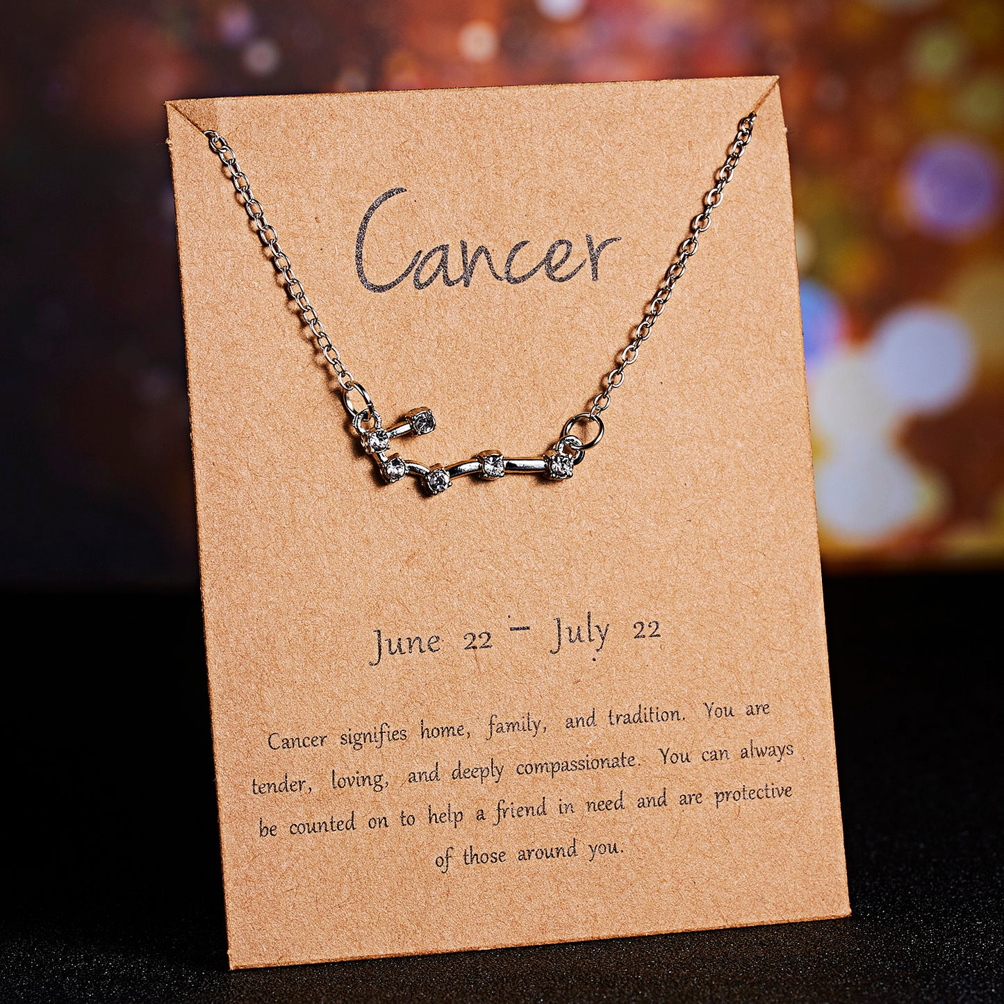 12 Constellation Zodiac Sign Charm Necklace