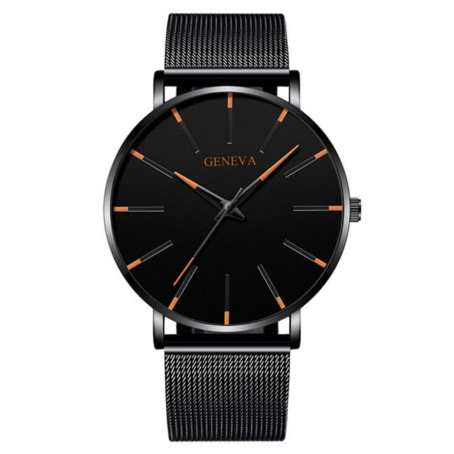 Simplicity in Steel Minimalist Stainless Steel Men's Watch