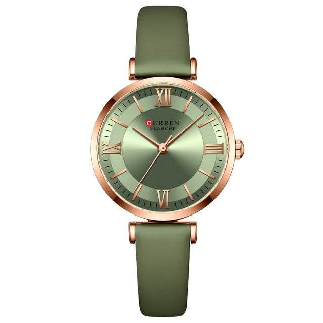 Timeless Elegance: Classic Clock Leather Watch