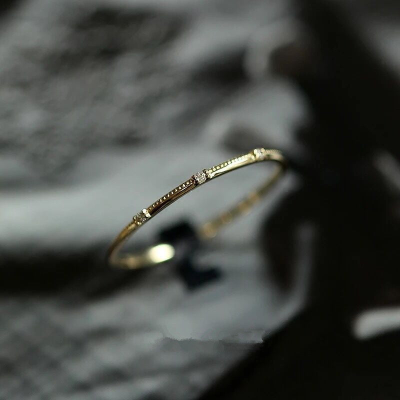 Pavé Crystal Tail Ring - Elegance and Uniqueness in One