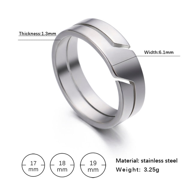 Elegance in Stainless Silver Rings