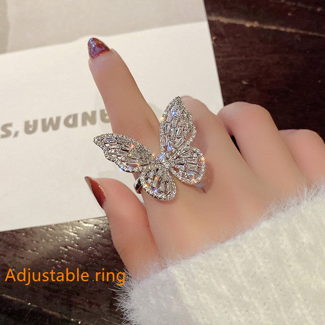 Rotating Four-Leaf Clover Ring - Elevate Your Style, Relieve Your Stress