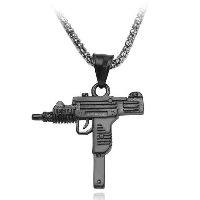 Submachine Gun Pistol Necklaces