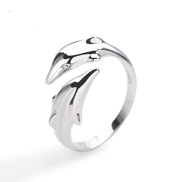 Trendy Silver-Plated Hug Me Love Rings