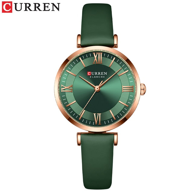 Timeless Elegance: Classic Clock Leather Watch