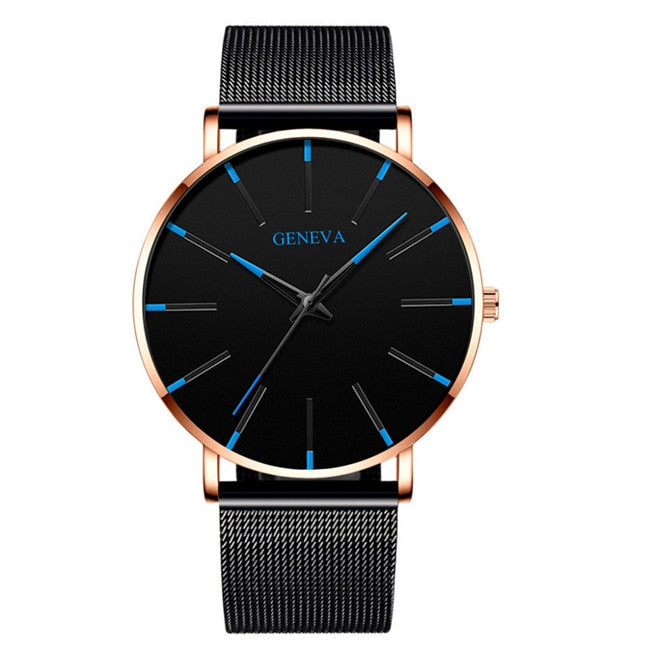 Simplicity in Steel Minimalist Stainless Steel Men's Watch