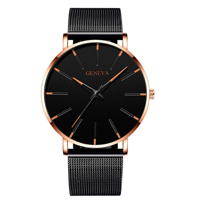 Simplicity in Steel Minimalist Stainless Steel Men's Watch