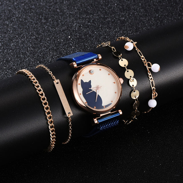 Elegance Ensemble Fashion Watch Set for Women