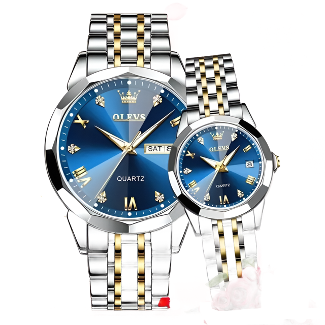 Olevs Diamond 3D Watch: Timeless Precision and Elegance