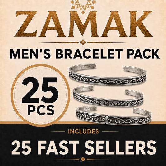 Zamak Fast Sellers Men’s Bracelet Package