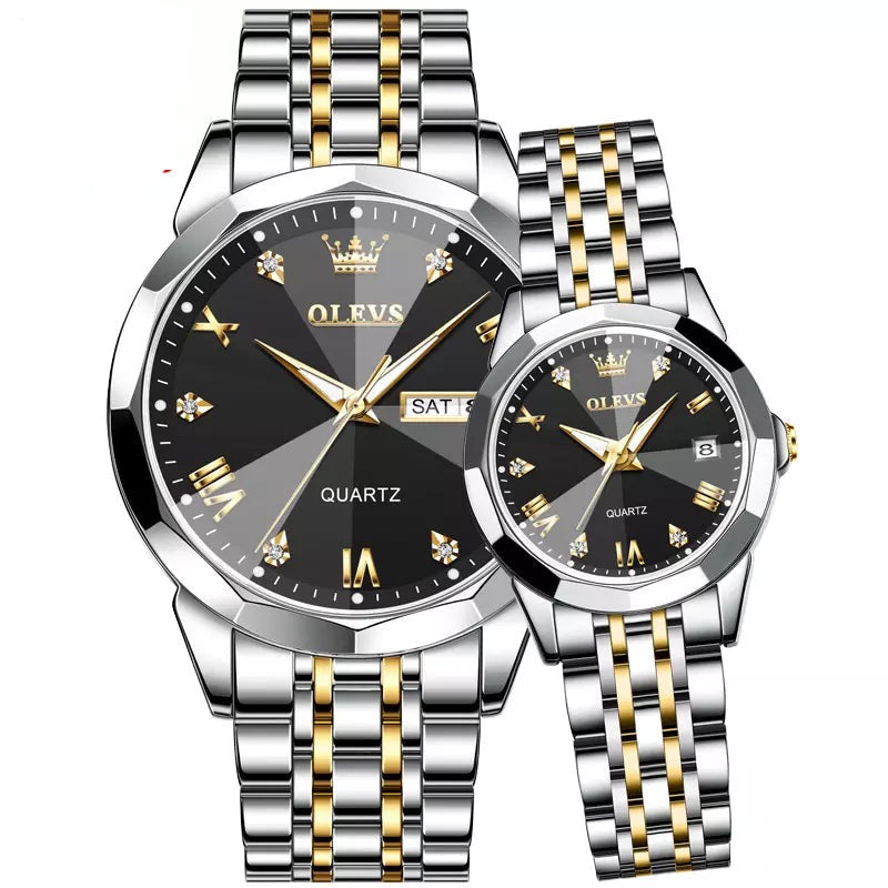 Olevs Diamond 3D Watch: Timeless Precision and Elegance