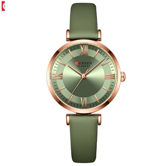 Timeless Elegance: Classic Clock Leather Watch