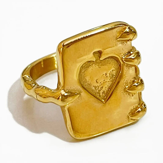 Gold Plated Magic Book Ring