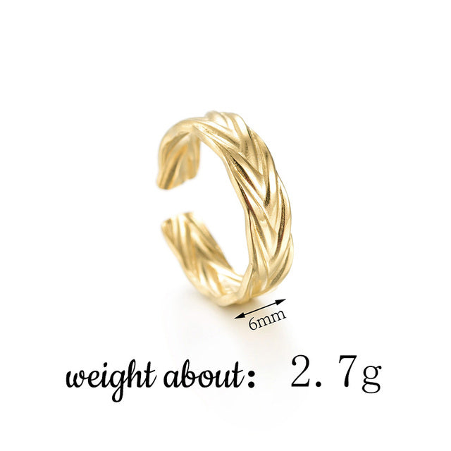 Trendy Gold Cocktail Ring