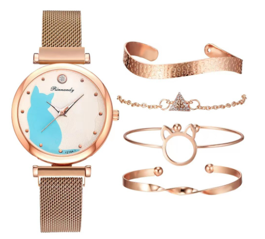 Elegance Ensemble Fashion Watch Set for Women