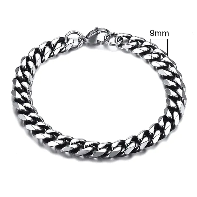 Men's Chunky Curb Chain Bracelet