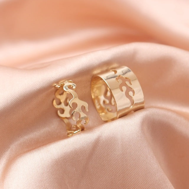 Elegant Butterfly Rings