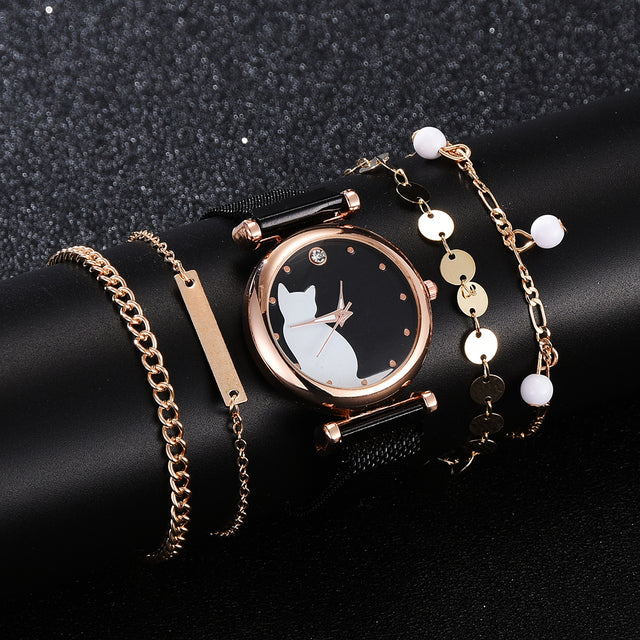 Elegance Ensemble Fashion Watch Set for Women