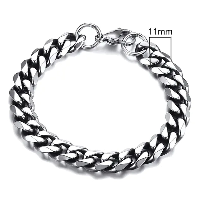 Men's Chunky Curb Chain Bracelet