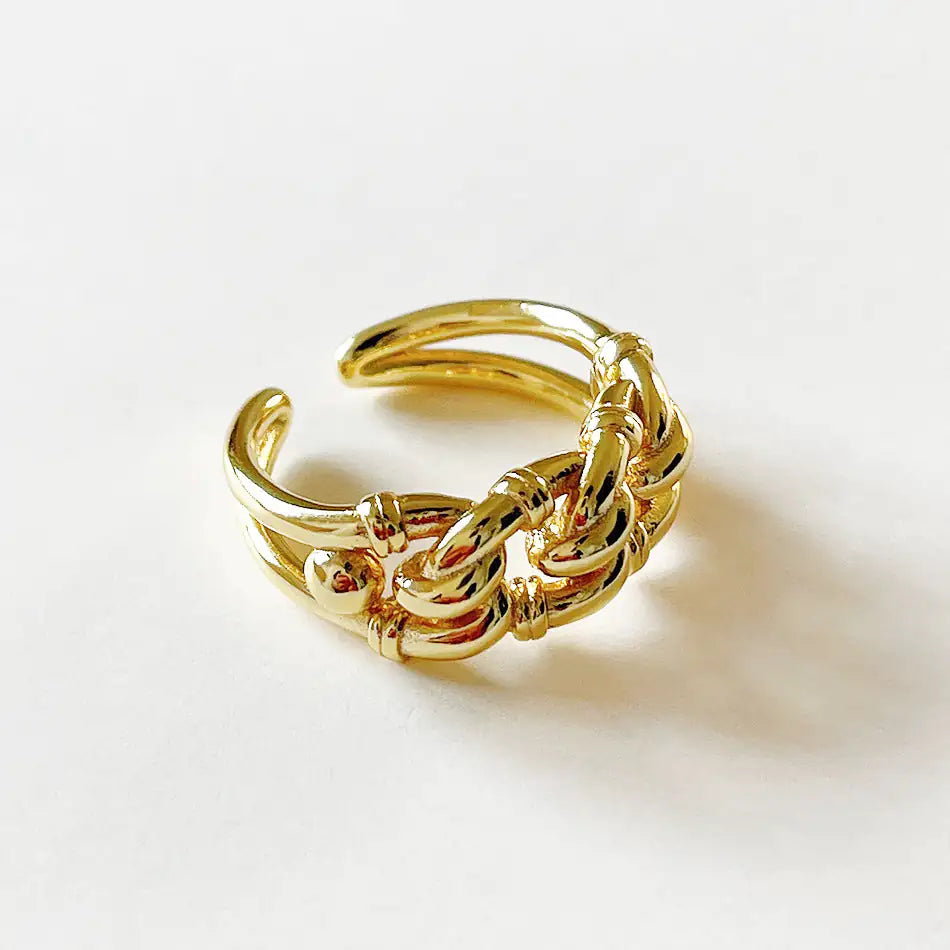 Golden Forge Industrial Ring