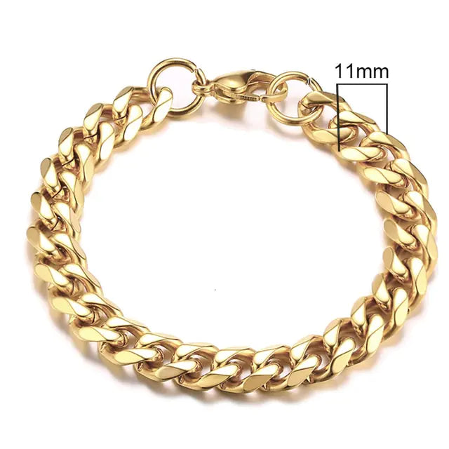 Men's Chunky Curb Chain Bracelet