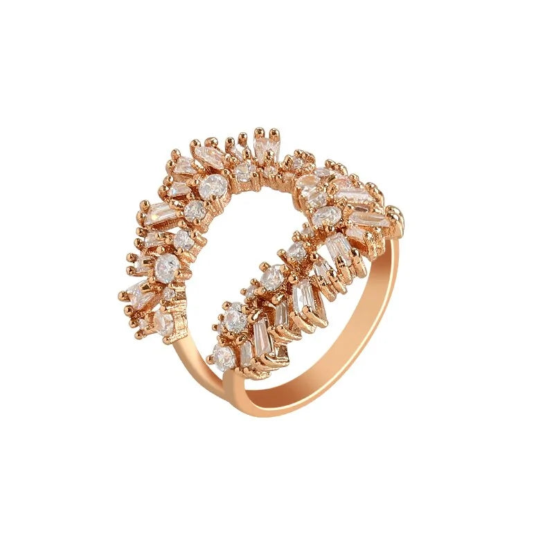 Crystal U-Ring for Women