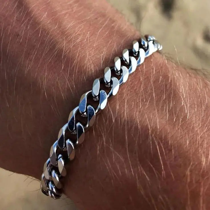 Men's Chunky Curb Chain Bracelet