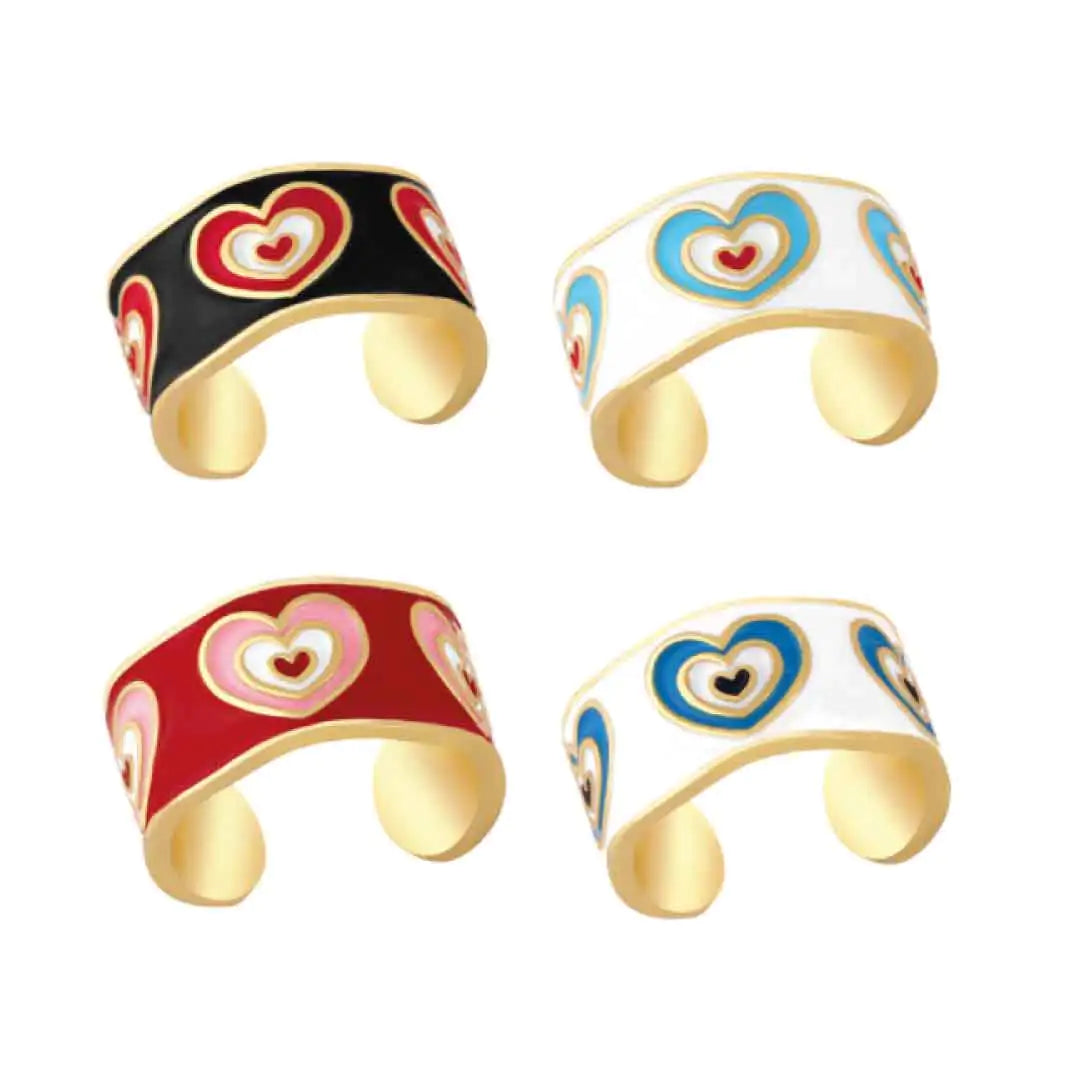 Pop Hearts Ring