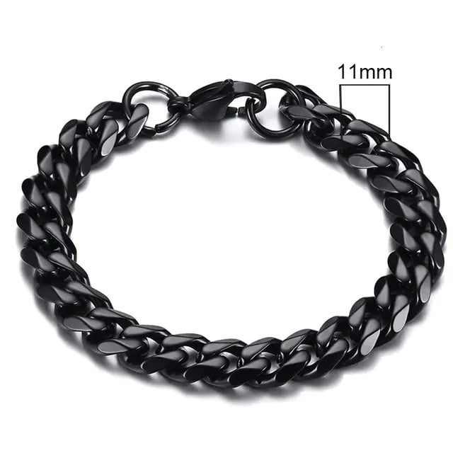 Men's Chunky Curb Chain Bracelet