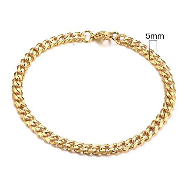 Men's Chunky Curb Chain Bracelet