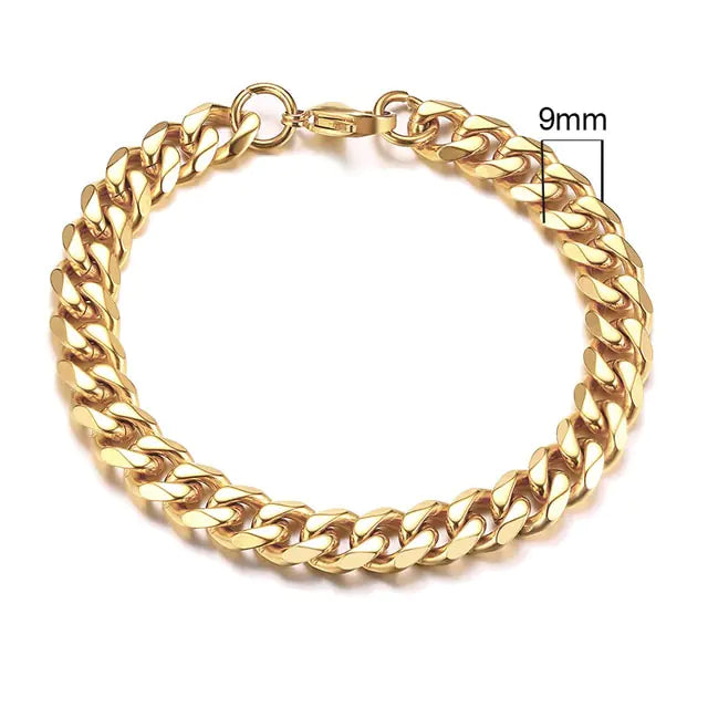 Men's Chunky Curb Chain Bracelet