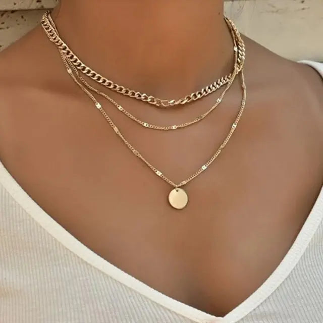 Crystal Pearl Pendant Necklace