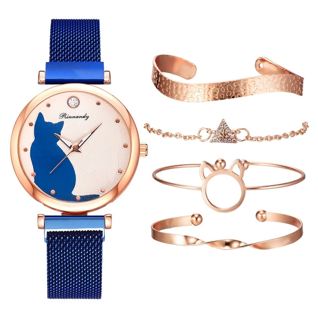 Elegance Ensemble Fashion Watch Set for Women