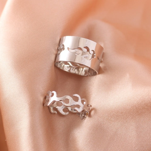 Elegant Butterfly Rings