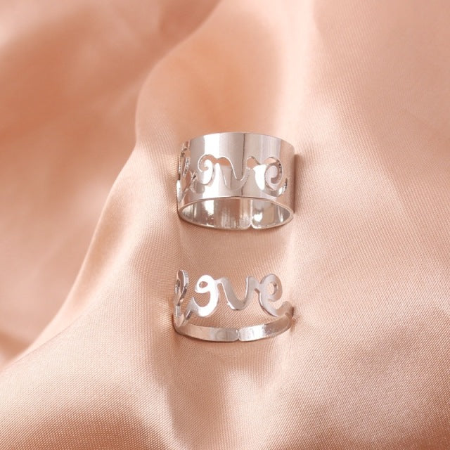 Elegant Butterfly Rings