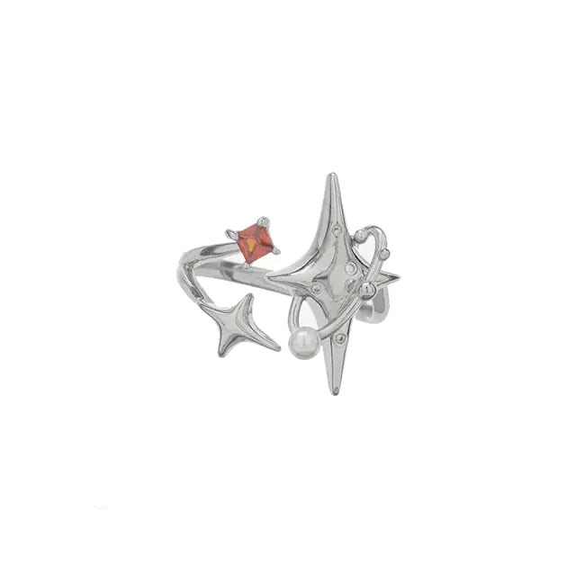 Star Adjustable Ring Set