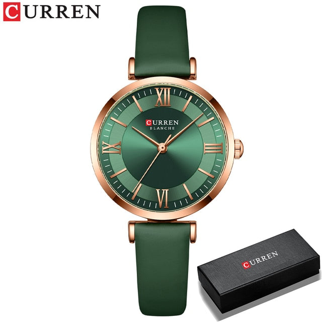 Timeless Elegance: Classic Clock Leather Watch