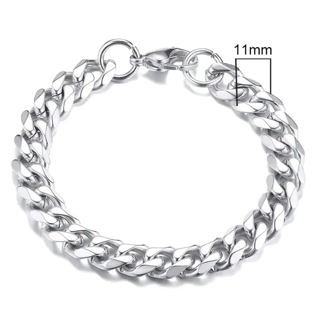 Men's Chunky Curb Chain Bracelet