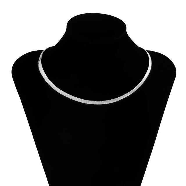 Punk Chic Chunky Choker Necklace