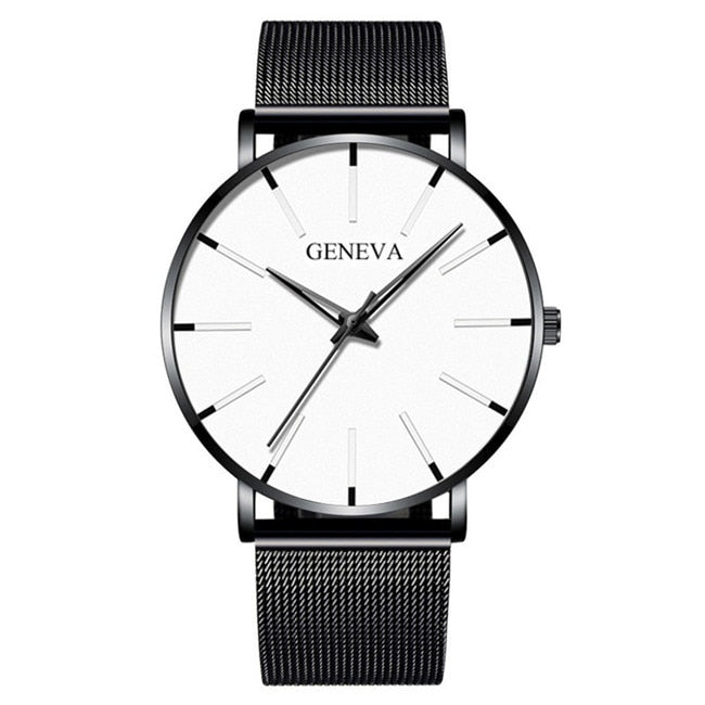 Simplicity in Steel Minimalist Stainless Steel Men's Watch