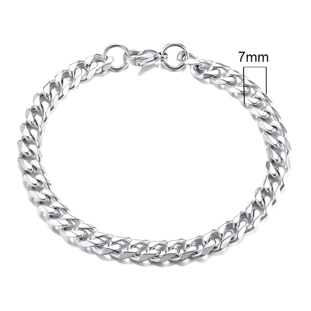 Men's Chunky Curb Chain Bracelet