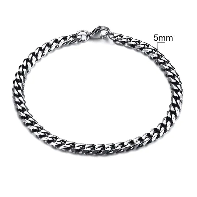 Men's Chunky Curb Chain Bracelet