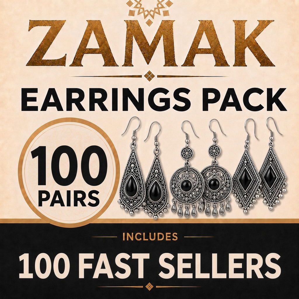 Zamak Fast Sellers Earrings Package