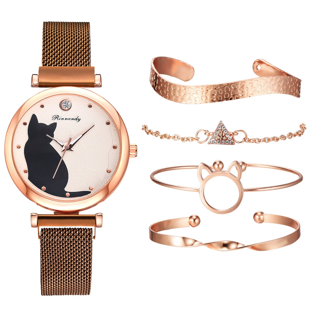 Elegance Ensemble Fashion Watch Set for Women