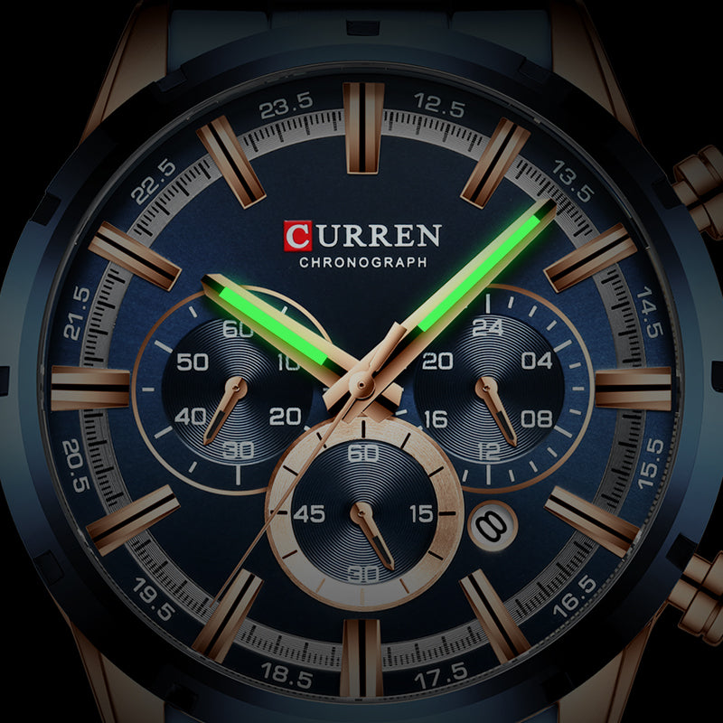 CURREN Men's Quartz Watch: Timeless Elegance