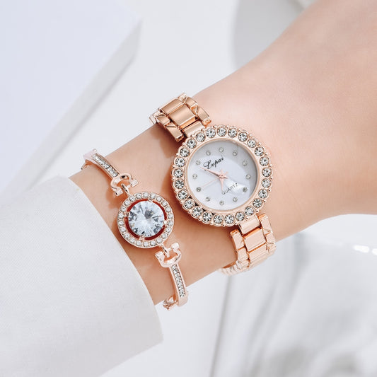 Radiant Elegance Crystal Watch Set