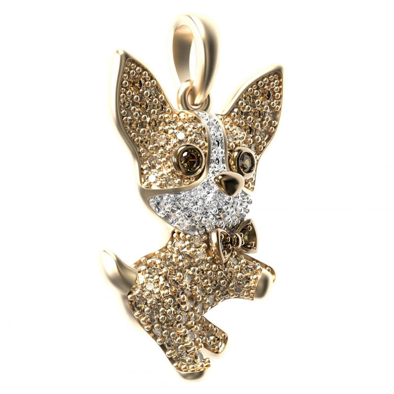 Charming Chihuahua Dog Necklace Pendant